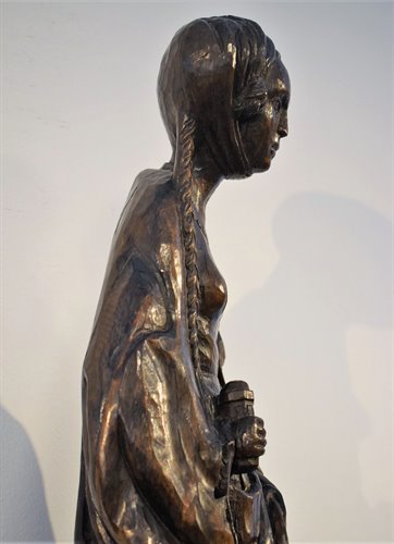 Madeleine, sculpture en Bois  Flamand